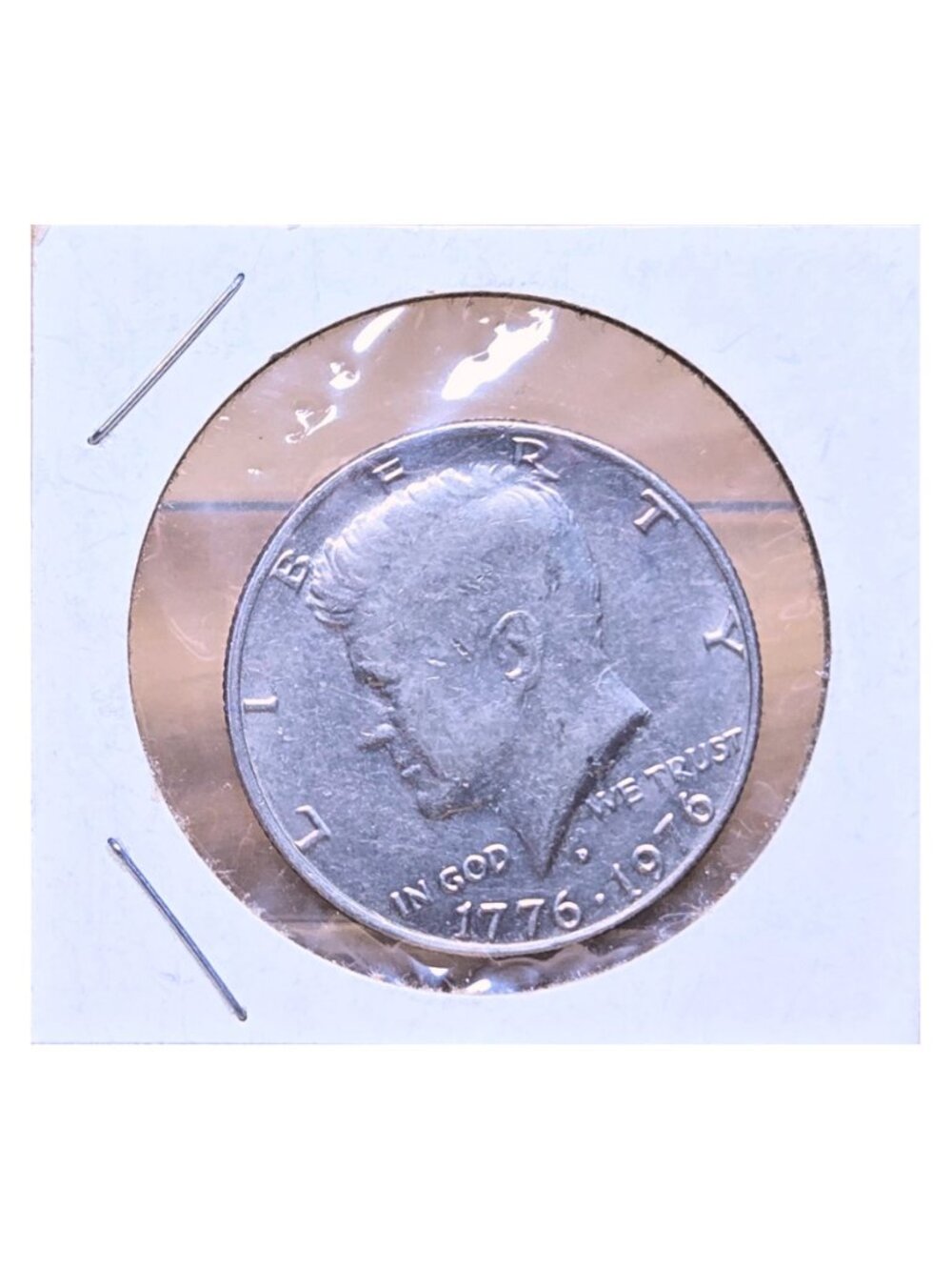 1776-1976-D Kennedy bicentennial half dollar